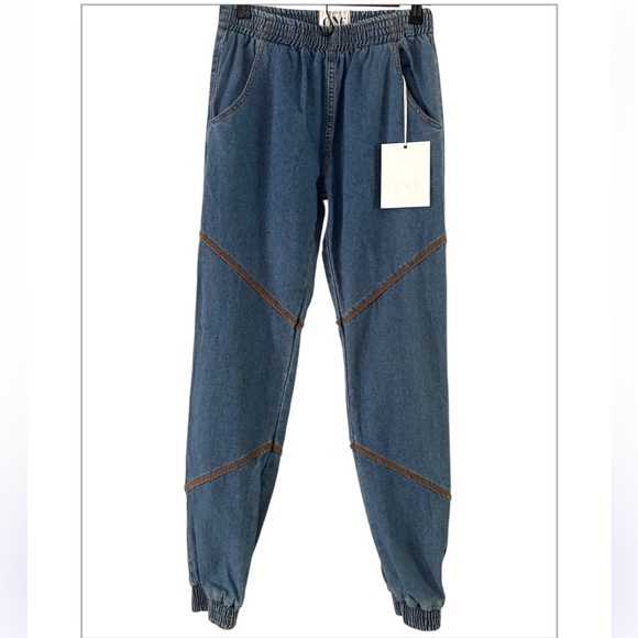 One Teaspoon Trackies Jogger Jeans NWT - Picture 1 of 4